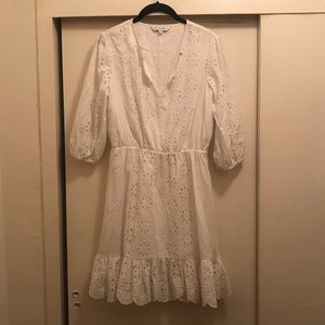 COPY - ❌ Sole ❌ Ranna Gill White Eyelet Dress Size S